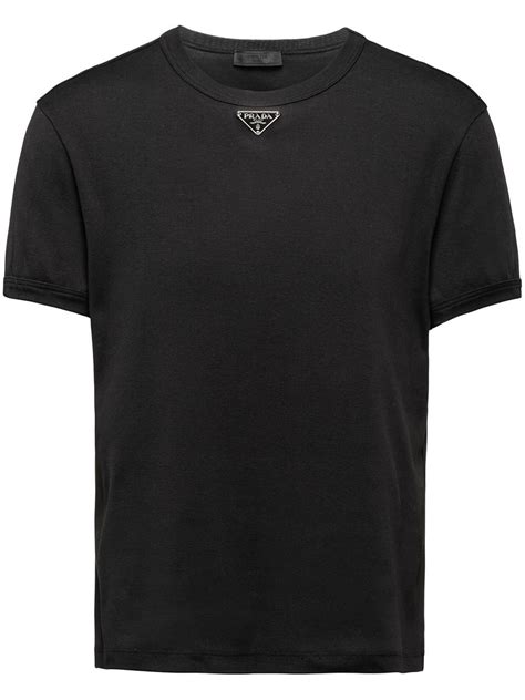 prada t shirt men black|Prada t shirt men price.